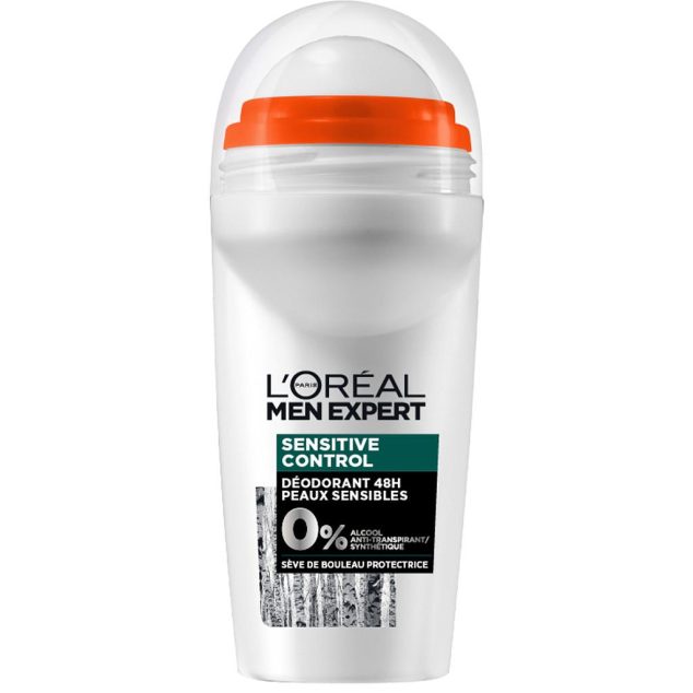 L'ORÉAL MEN EXPERT SENSITIVE CONTROL 48H DÉODORANT BILLE 50ML