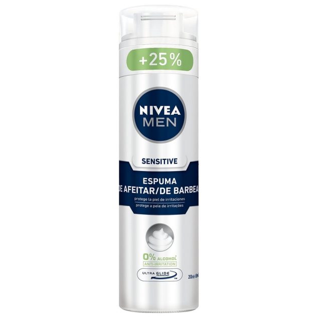 NIVEA MEN MOUSSE À RASER SENSITIVE 250ML