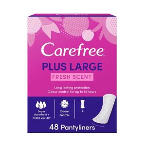 CAREFREE PLUS LARGE FRESH SCENT PROTÈGE-SLIPS 48U
