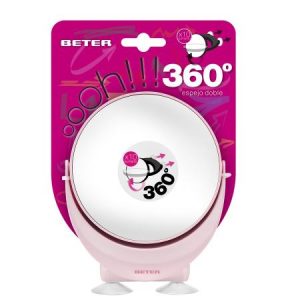 BETER OOOH 360° MIROIR MACRO DOUBLE x10 AVEC VENTOUSES