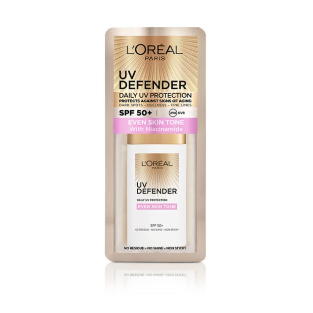 L'ORÉAL UV DEFENDER CRÈME SOLAIRE ÉCLAT INSTANTANÉ SPF50+ 50ML