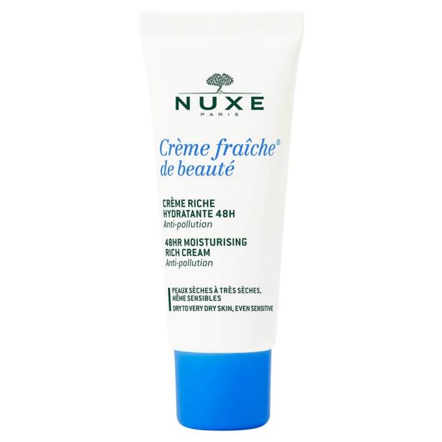 NUXE CRÈME FRAÎCHE DE BEAUTE CRÈME RICHE HYDRATANTE 48H 30ML
