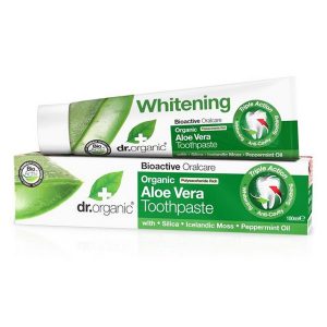 DR ORGANIC DENTIFRICE ALOE VERA BLANCHISSANT TRIPLE ACTION 100ML