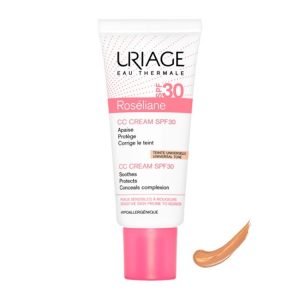 URIAGE ROSÉLIANE CC CREAM SPF30 PEAUX SENSIBLES TEINTE MÉDIUM 40ML