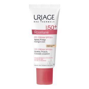 URIAGE ROSÉLIANE CC CREAM SPF50+ PEAUX SENSIBLES TEINTE CLAIRE 40ML
