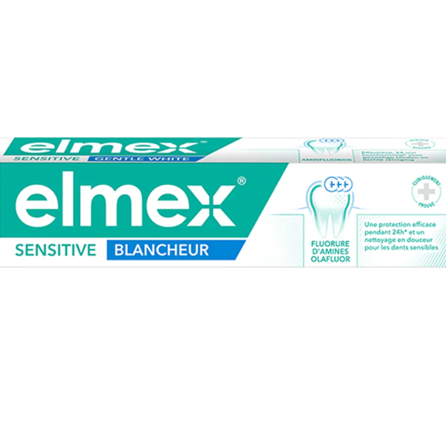 ELMEX SENSITIVE DENTIFRICE DENTS SENSIBLES BLANCHEUR 75ML