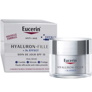 EUCERIN HYALURON-FILLER + 3x EFFECT SOIN DE JOUR SPF15 PEAU SÈCHE 50ML