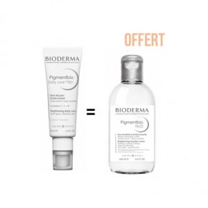 BIODERMA PIGMENTBIO SPF50+ SOIN DE JOUR 40ML + H2O EAU MICELLAIRE 250ML OFFERT