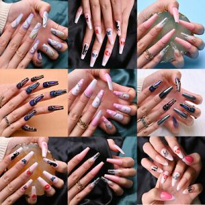 HIGH END NAIL ART 24PCS