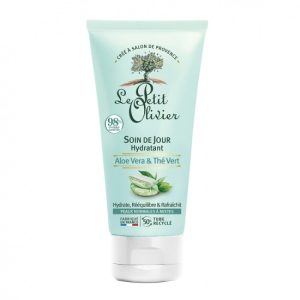 LE PETIT OLIVIER SOIN DE JOUR HYDRATANT ALOE VERA ET THÉ VERT 50ML