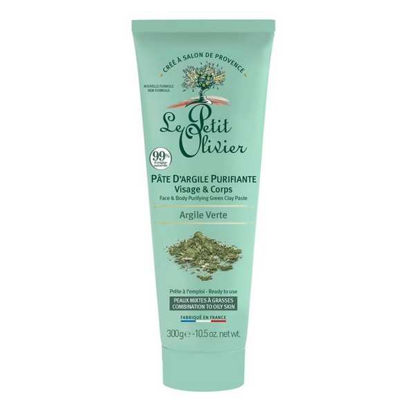 LE PETIT OLIVIER PATE D'ARGILE PURIFIANTE ARGILE VERTE 300G
