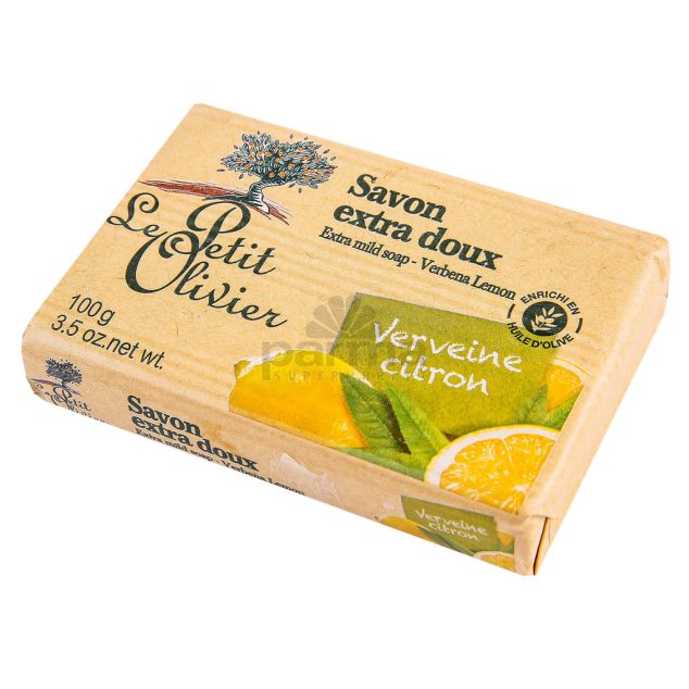 LE PETIT OLIVIER SAVON EXTRA DOUX VERVEINE CITRON 100G