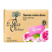 LE PETIT OLIVIER SAVON EXTRA DOUX ROSE 100G