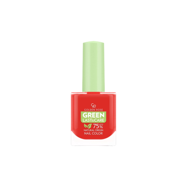 GOLDEN ROSE GREEN LAST & CARE NAIL COLOR VERNIS À ONGLES 124