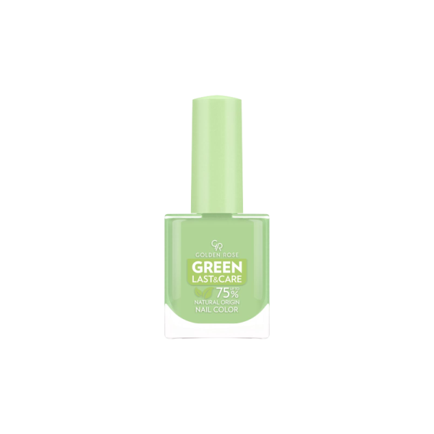 GOLDEN ROSE GREEN LAST & CARE NAIL COLOR VERNIS À ONGLES 134