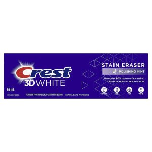 CREST 3D WHITE DENTIFRICE EFFACE-TACHES BLANCHISSANT ÉCLAT DE MENTHE 65ML