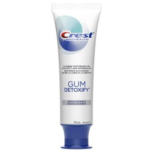 CREST PRO HEALTH GUM DETOXIFY GENTLE WHITENING DENTIFRICE BLANCHISSANT DOUX 110ML