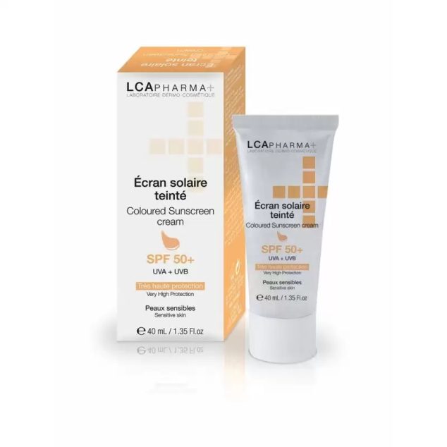 LCA PHARMA ÉCRAN SOLAIRE SPF50+ TEINTÉ PEAUX SENSIBLES 40ML