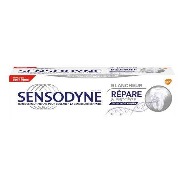 SENSODYNE BLANCHEUR RÉPARE & PROTÈGE DENTIFRICE BLANCHEUR 75ML