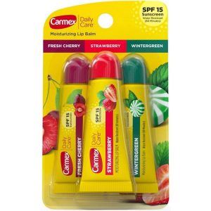 CARMEX BAUME À LÈVRES FRESH CHERRY STRAWBERRY WINTERGREEN 3x10G