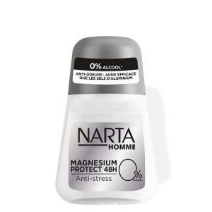 NARTA HOMME MAGNESIUM PROTECT 48H DÉODORANT ANTI-STRESS SANS ALCOOL 50ML
