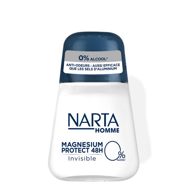 NARTA HOMME MAGNESIUM PROTECT 48H DÉODORANT INVISIBLE SANS ALCOOL 50ML