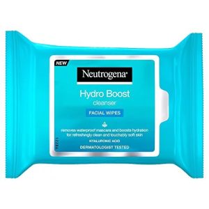 NEUTROGENA HYDRO BOOST LINGETTES NETTOYANTES DÉMAQUILLANTES VISAGE 25U
