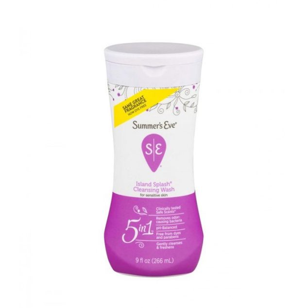 SUMMER'S EVE ISLAND SPLASH GEL NETTOYANT 5-EN-1 PEAU SENSIBLE 266ML