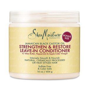SHEA MOISTURE STRENGTHEN & RESTORE REVITALISANT SANS RINÇAGE 454G