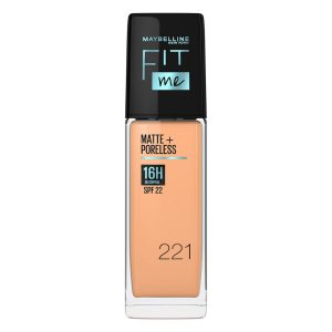 MAYBELLINE FIT ME MATTE PORELESS FOND DE TEINT LIQUIDE SPF 22 REF 221
