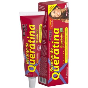 NOVEX RECHARGE DE KÉRATINE BRÉSILIENNE SANS RINÇAGE 80G