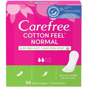 CAREFREE COTTON FEEL NORMAL ALOE VERA PROTÈGE-SLIPS 56U