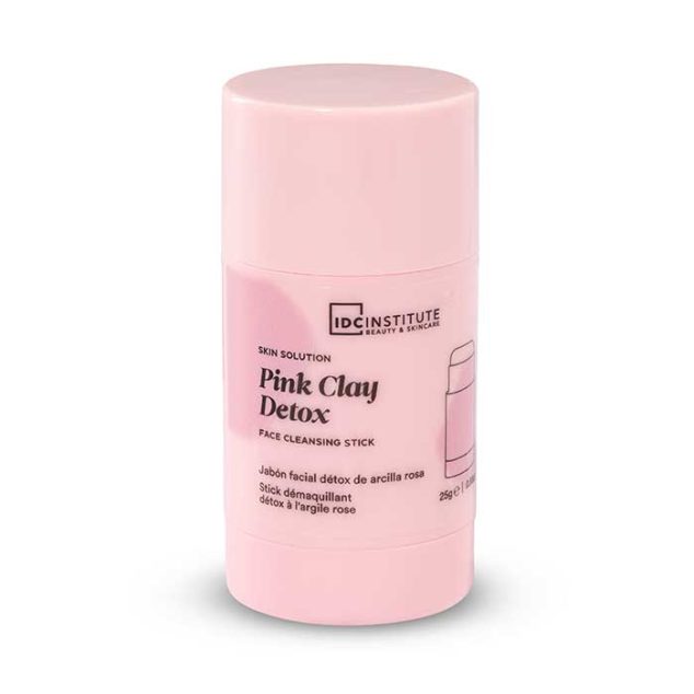 IDC INSTITUTE STICK DÉMAQUILLANT DÉTOX À L'ARGILE ROSE 25G