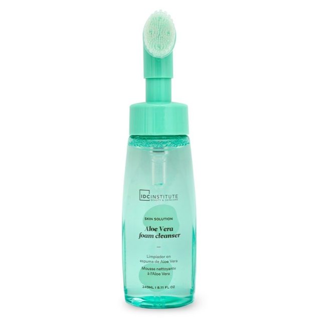 IDC INSTITUTE MOUSSE NETTOYANTE À L'ALOE VERA 240ML