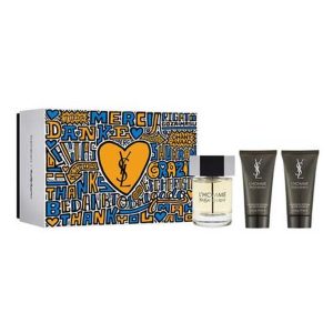 YVES SAINT LAURENT L'HOMME EDT 100ML + 2 BAUMES APRÈS-RASAGE COFFRET