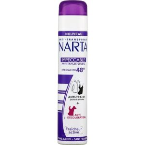 NARTA DÉODORANT IMPECCABLE ANTI-TRACES GLOBAL 48h ANTI-DÉCOLORATION 250ML