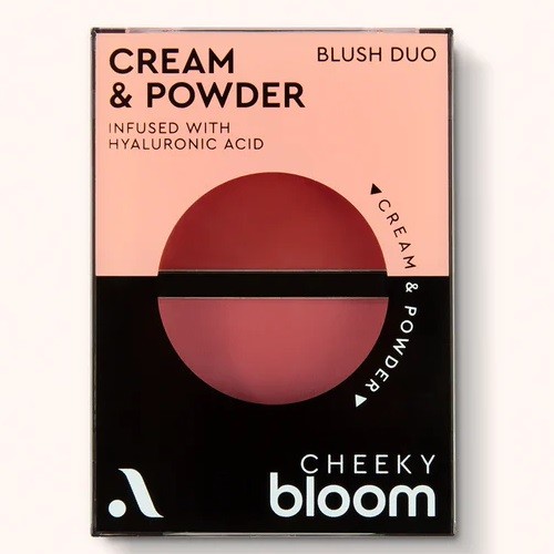 ABSOLUTE CHEEKY BLOOM CREAM & POWDER BLUSH DUO RICH AZALEA