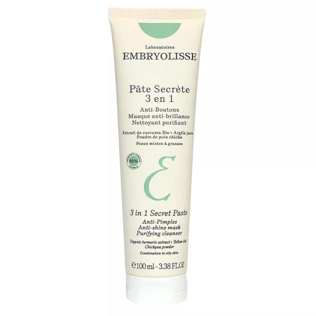 EMBRYOLISSE PÂTE SECRÈTE 3EN1 ANTI-BOUTONS MASQUE ANTI-BRILLANCE 100ML