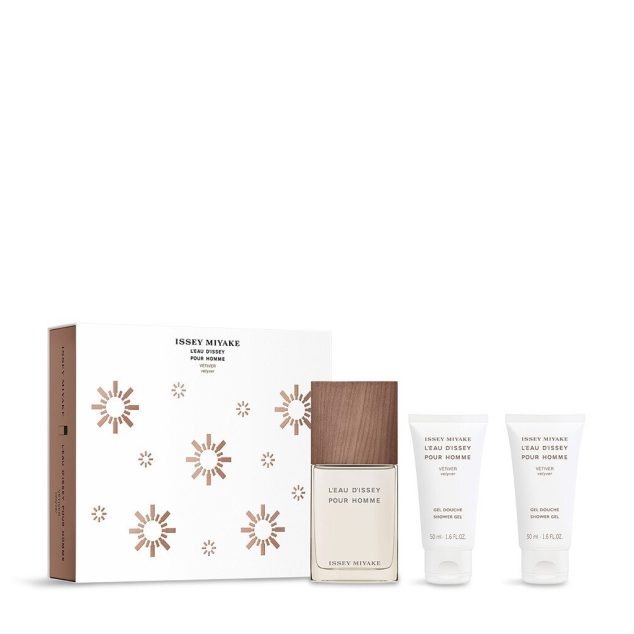 ISSEY MIYAKE L'EAU D'ISSEY POUR HOMME VÉTIVER 50ML + 2 GELS DOUCHE 50ML COFFRET