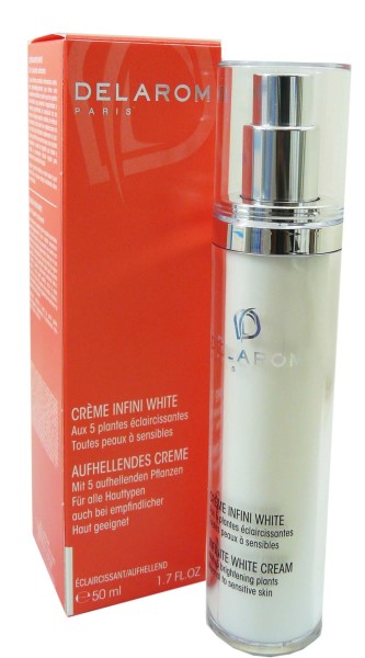 DELAROM CRÈME INFINI WHITE AUX 5 PLANTES ÉCLAIRCISSANTES 50ML